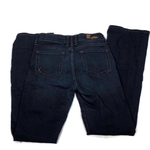 KUT From The Kloth Nicole High Rise Dark Wash Bootcut Blue Denim Jeans - Picture 3 of 12